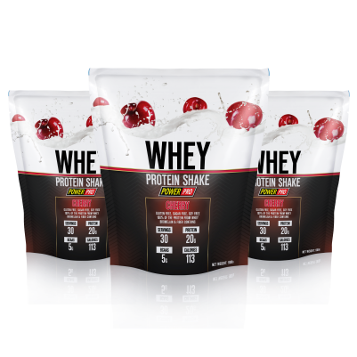 Протеиновый коктейль WHEY SHAKE Молочная вишня, 900 г