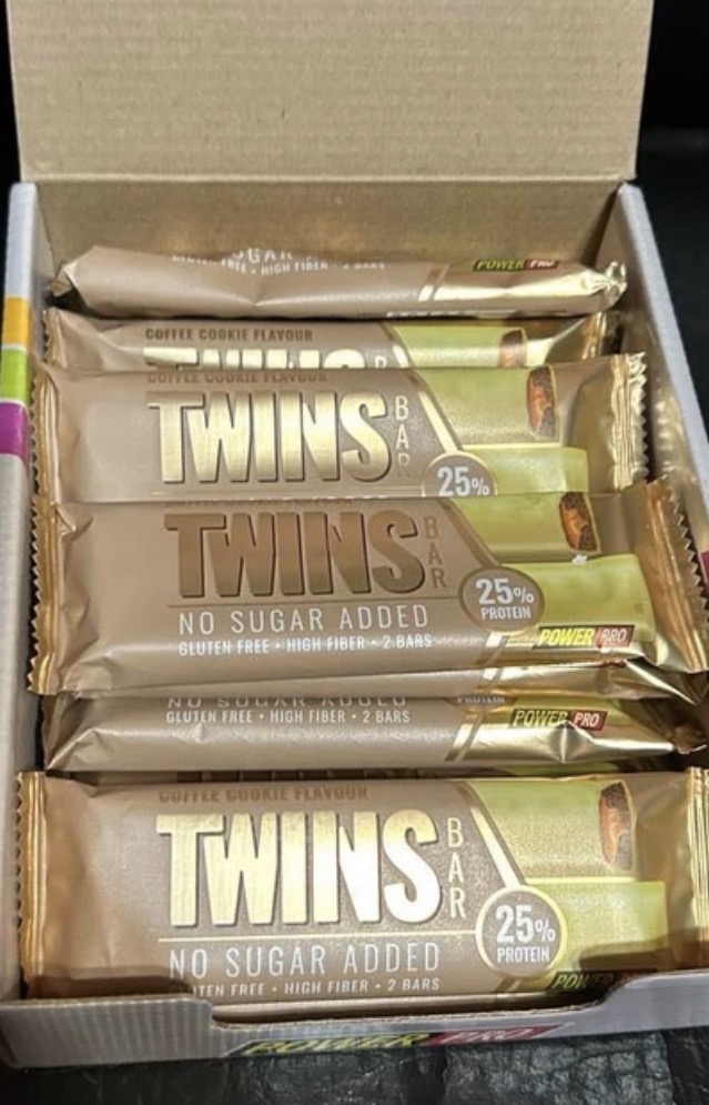 Батончик без сахара TWINS кофейное печенье